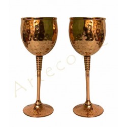 Copas de cobre para vino