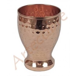 Vaso Cobre base redonda