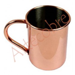 Mug Acero-cobre recto