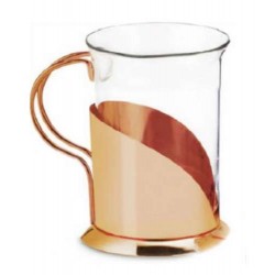 Taza de Café vidrio - cobre