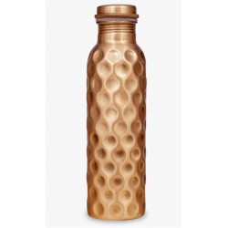 Botella de cobre martillado...